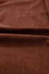 Floral Embroidered Wide Wale Corduroy Button Front Patch Pocket Jacket